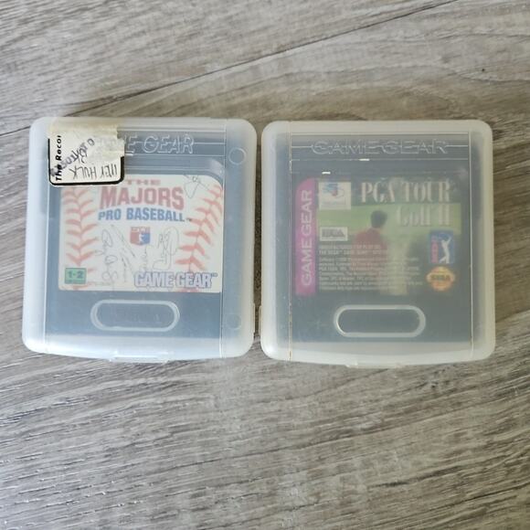 Sega Game Gear 6 Games Lot Baseball Sonic 2 Columns Golf Lion King Ecco * AS IS* - Picture 8 of 12